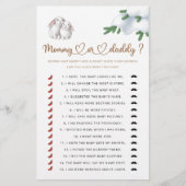 Mama oder Papa - Baby-Duschspiel (Vorderseite)