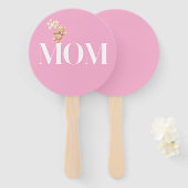 Mama oder Papa? Baby Shower Handfächer-Spiel Fächer (Vorne und Hinten)