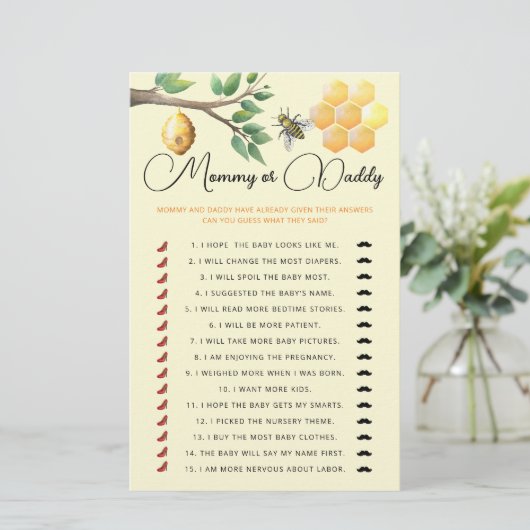 Mama oder Papa Duschgame (Stehend Vorderseite)