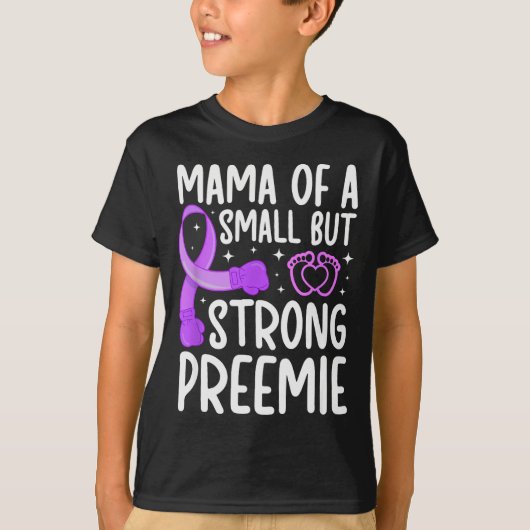 Mama Of A Micro Preemie Baby Mom Nicu Mom Of Nicu T-Shirt (Vorderseite)
