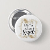 mama of an angel - pregnancy and infant loss button (Vorne & Hinten)