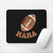 Mama Of The 1 Year Old Football First Birthday Boy Mousepad (Mit Mouse)