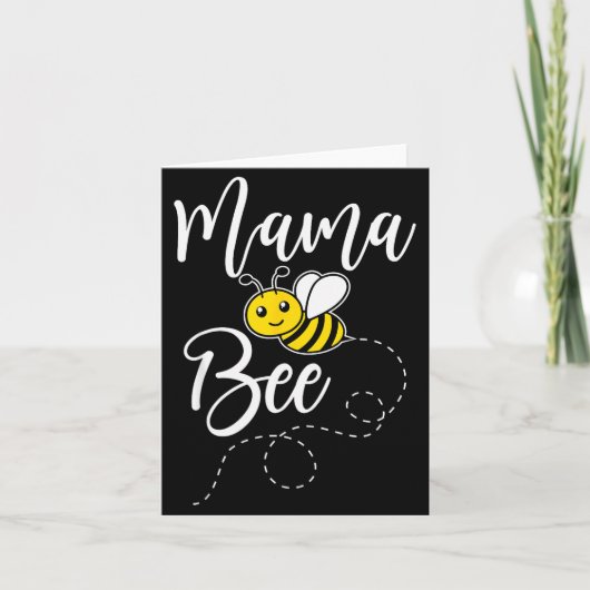 Mama Of The Bee Day Girl Hive Family Matching Birt Karte (Vorderseite)