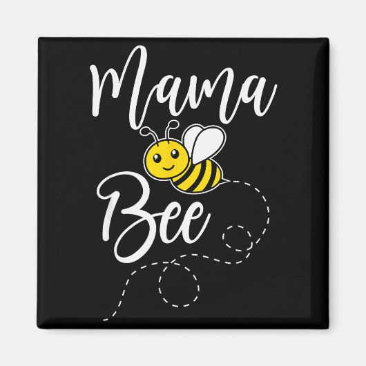 Mama Of The Bee Day Girl Hive Family Matching Birt Magnet (Vorne)