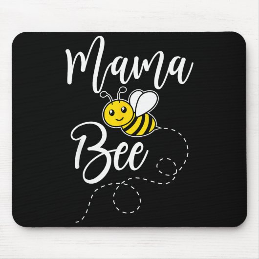 Mama Of The Bee Day Girl Hive Family Matching Birt Mousepad (Vorne)