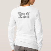 Mama of the Bride Back Print - Wedding Group Shirt (Rückseite)