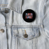 Mama Of The Little Fairy First Birthday Girl Famil Button (Beispiel)