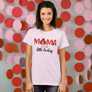 Mama of the Little Lovebug Birthday Party Shirt