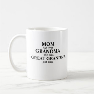 Mama. Oma est,Großes Oma Est grauenhaft Kaffeetasse