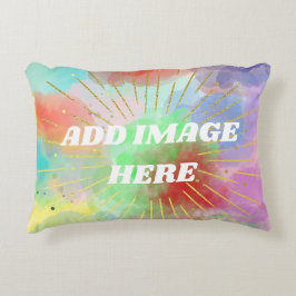 Mama Oma Farbenfrohe Coole Sommerwolken Wasserfarb Dekokissen