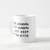 Mama Oma Great Oma Kaffeetasse (Vorderseite Links)