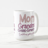 Mama-Oma-Groß-Oma Kaffeetasse (VorderseiteRechts)