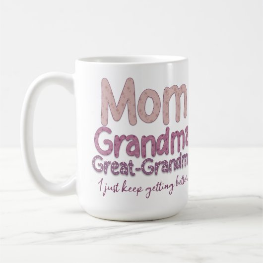 Mama-Oma-Groß-Oma Kaffeetasse (Links)
