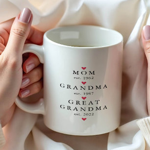 Mama   Oma   Großes Oma Jahr Osten. Kaffeetasse