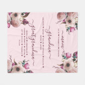 Mama Oma & Großes Oma mit Namen und Namen Fleecedecke (Vorderseite (Horizontal))