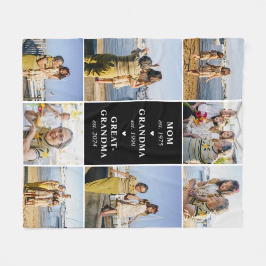 Mama, Oma, Großgroßmutter gründete den Decken (Vorderseite (Horizontal))