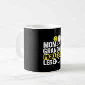 Mama Oma Pickleball Legend Funny Pickleball Kaffeetasse (Vorderseite Links)