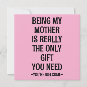 Mama & Oma, Sweet Mother Day Card Gift Idea Save The Date