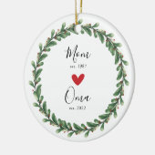 Mama | Oma Year Est. Keramik Keramik Ornament (Links)