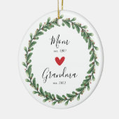 Mama | Oma Year Est. Keramik Ornament (Links)