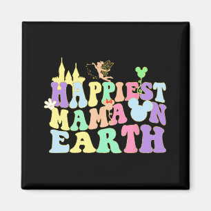 Mama On Earth Groovy Fun Mama Mommy Mother Day Magnet