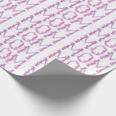 Mama Orchideen Wasserfarben Geschenkpapier (Ecke)