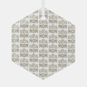 Mama Ornament Aus Glas (Vorderseite)