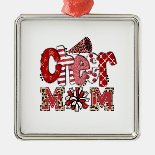 Mama Ornament Aus Metall (Vorne)