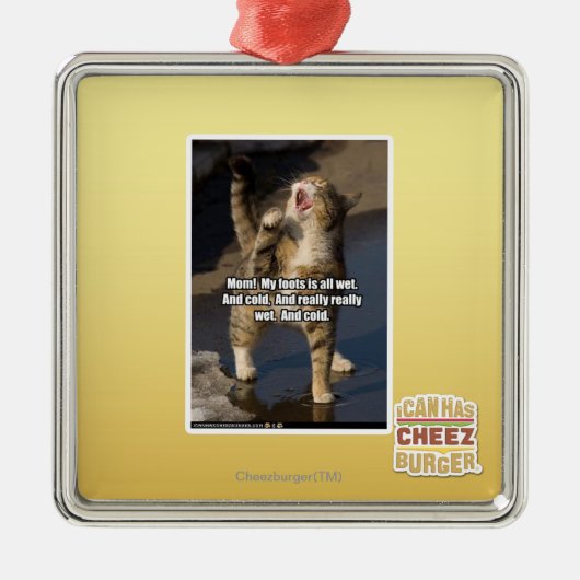 Mama! Ornament Aus Metall (Vorne)