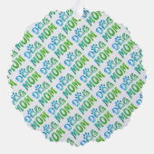 Mama Ornament Karte (Rückseite)