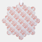 Mama Ornament Karte (Rückseite)