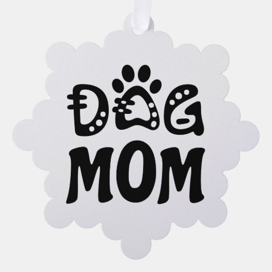 Mama Ornament Karte (Vorderseite)