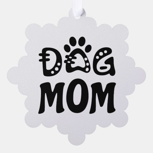 Mama Ornament Karte (Rückseite)