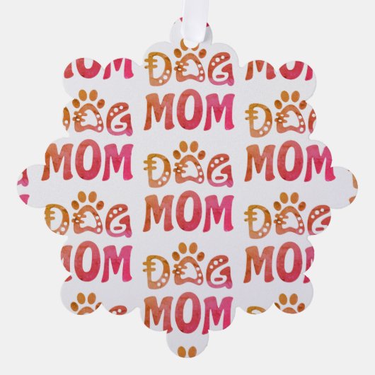 Mama Ornament Karte (Vorderseite)