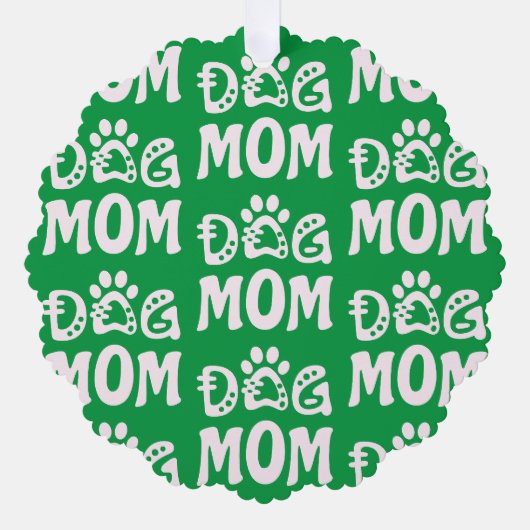 Mama Ornament Karte (Vorderseite)