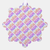 Mama Ornament Karte (Rückseite)