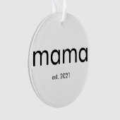 Mama-Ornament Ornament (Vorderseite)