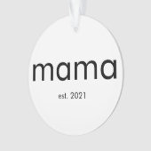 Mama-Ornament Ornament (Vorderseite)