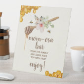 Mama-osa Bar Honey Bee Baby Dusche Sockelschild (In Situ)