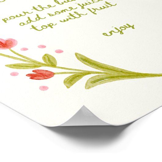 Mama-osa-Bar Poster (Ecke)