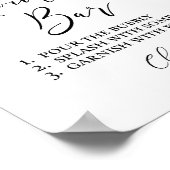 Mama-osa Bar Sign Olive Leaf Grüne Thema Poster (Ecke)