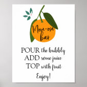 Mama-osa-Bar-Zeichen Poster (Vorne)