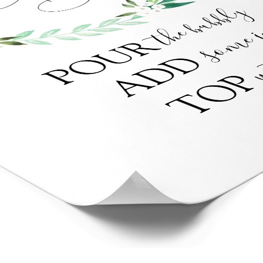 Mama-osa-Bar-Zeichen Poster (Ecke)