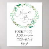 Mama-osa-Bar-Zeichen Poster (Vorne)