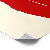 Mama osa Flaschen & Boots Cowboy Retro Babydusche Poster (Ecke)