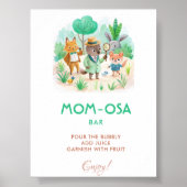 Mama-osa Little Explorer Detective Baby Shower Poster (Vorne)
