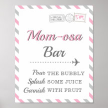 Mama-osa Mimosa Bar Drink Travel Airplane Party