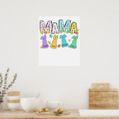 Mama Ostern (2), Retro, Vintage Poster (Küche)