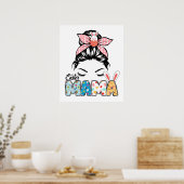 Mama Ostern, Retro, Vintage Poster (Küche)