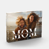 Mama-Overlay mit Kindernamen Mütter Tag Fotoblock (Links)